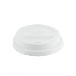 White Travel Lid for Coffee Cup (9Ø)