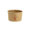 Tarrina de helado kraft (70 ml) Personalizada 1 Tinta