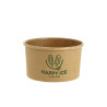 Tarrinas de helado kraft (90ml) Personalizada 1 Tinta