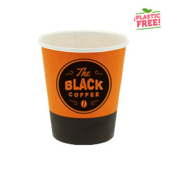 Vasos de cartón para café personalizados plastic free 1 a 4 tintas