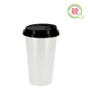 Copos reutilizáveis PP para bubble tea 480ml