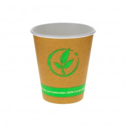 Vasos de cartón ecológicos para café