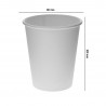 VASOS DE CARTON BLANCOS BEBIDAS CALIENTES Y FRIAS VASOS DE CARTON BLANCOS BEBIDAS CALIENTES Y FRIAS