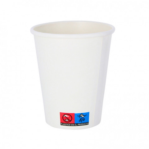 VASOS DE CARTON BLANCOS BEBIDAS CALIENTES Y FRIAS