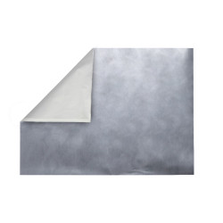 Papel aluminio antigrasa para plancha doble cara blanco 31x42cm. HASTA FIN DE STOCK