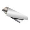 Papel aluminio antigrasa para plancha doble cara blanco 31x42cm. HASTA FIN DE STOCK