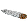 Bolsa antigrasa para bocadillos aluminio blanco (9+4x30 cm)