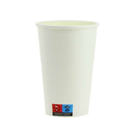 VASOS DE CARTON BLANCOS BEBIDAS CALIENTES Y FRIAS