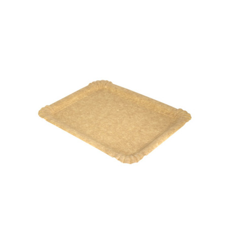 Bandeja de papelão kraft (24x18 cm)