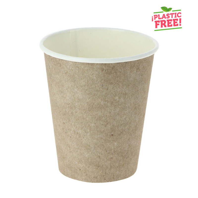 Copos para café decor kraft sem plástico 240ml 8oz