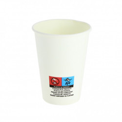 COPO DE PAPELÃO BRANCO PARA CAFÉ E ÁGUA 200ML