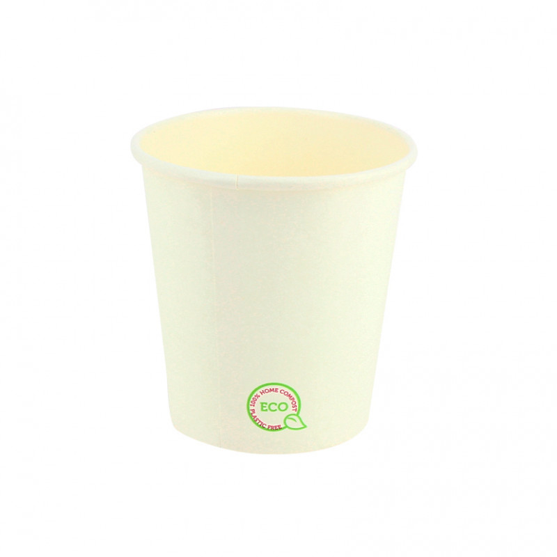 Copos de papel recicláveis para venda de café (7oz/200ml)
