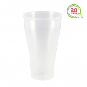 Bicchiere premium riutilizzabile in PP (430 ml)