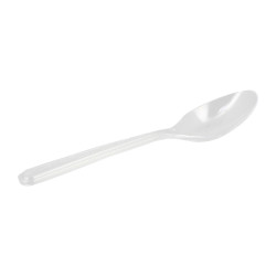 Cucharilla para postre transparente (15cm)