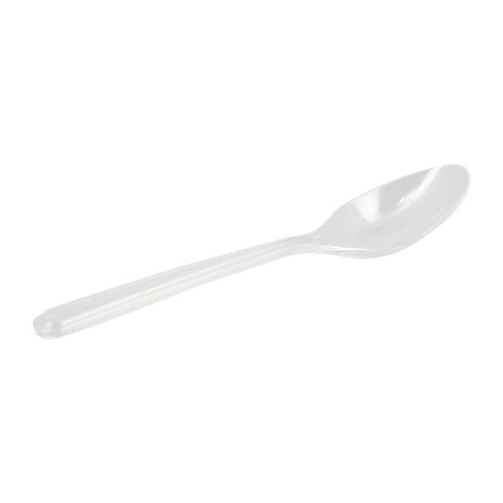 Cucharilla para postre transparente (15cm)