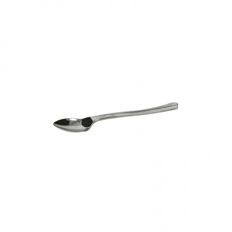 Mini cucharas de plástico metalizado 11cm Mini cucharas de plástico metalizado 11cm