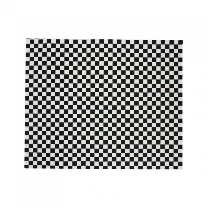 Greaseproof paper with black squares (31x38cm) Greaseproof paper with black squares (31x38cm)