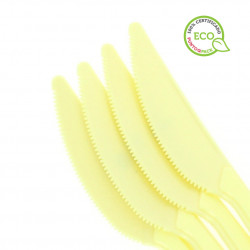 Cuchillo color crema PLA BIO (16,5cm)