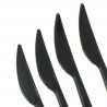 Cuchillo Magnum negro PS reciclable (18cm)