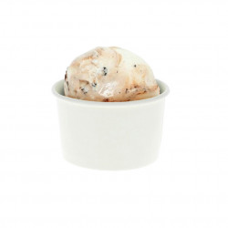 Potes de sorvete branco 80ml (3Oz)