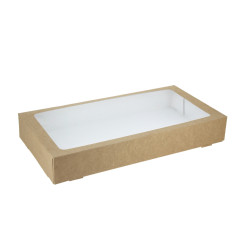 Caja pastelería y panadería con ventana (34x18x5cm)