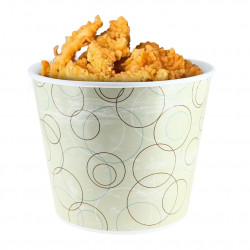 Decorated cardboard fried chicken cubes (3800cc)