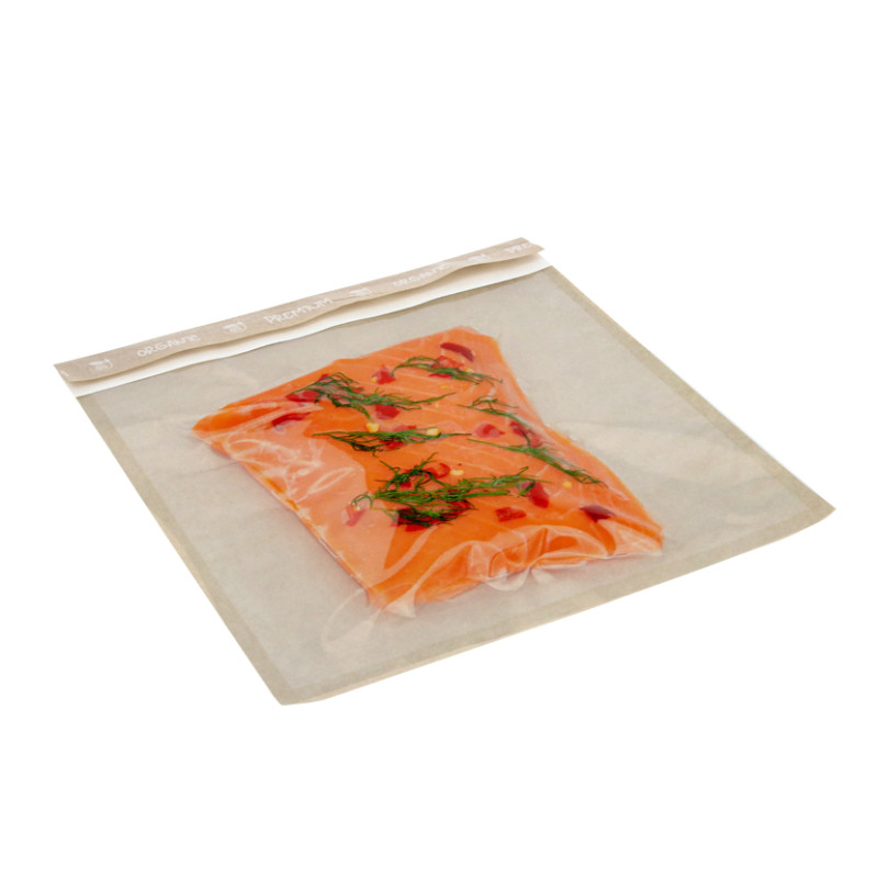 Sacos para fatiados com faixa adesiva (25x27cm)