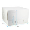 Caja para tarta ajustable 4 alturas (base 29,6 cm)