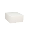 Caja tarta y roscón blanca con apertura frontal (20x20x10 cm)