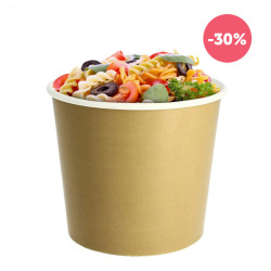 TAÇAS DE SALADA EM CAIXA DECO KRAFT 700CC