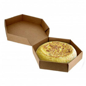 Cardboard boxes for large kraft tortillas (26Ø)