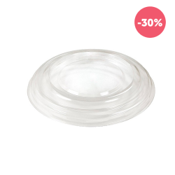 TAPA PET RECICLABLE PARA ENSALADERAS 150MM