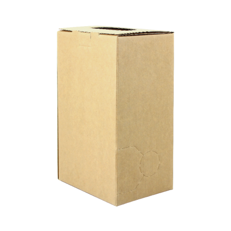 Caja kraft catering para bolsa termolaminada con grifo 2 litros