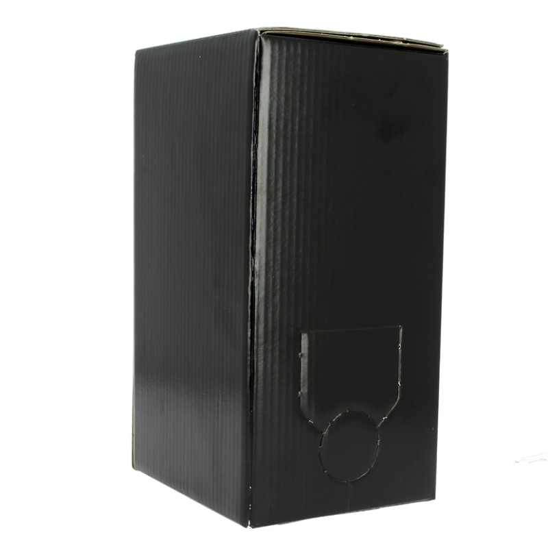 Caja negra catering para bolsa termolaminada con grifo 2 litros