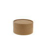 Molde de cartón kraft premium para tarta de queso (12,6Ø x 5,7cm)