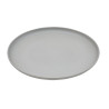 Plato de melamina reutilizable aqua grey 27Ø