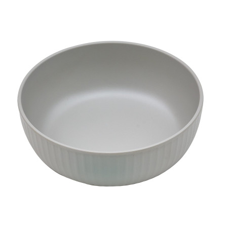 Tigela de melamina reutilizável aqua cinza 17Øx6cm