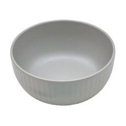 Bol de melamina reutilizable aqua grey 14Øx5.9cm