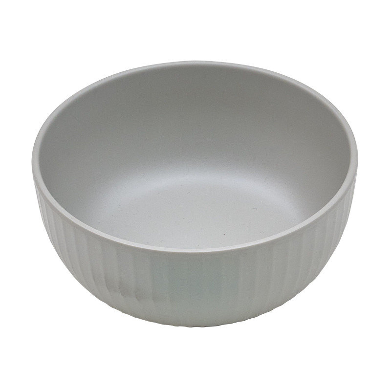 Bol de melamina reutilizable aqua grey 14Øx5.9cm
