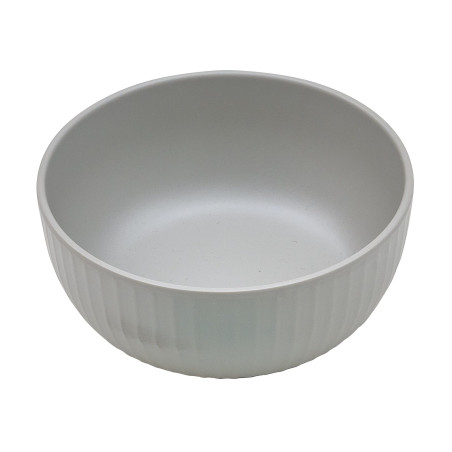 Tigela de melamina reutilizável aqua cinza 14Øx5.9cm