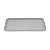 Plato de melamina aqua grey 32.5x17.6x6.1cm