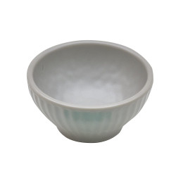 Bol de melamina reutilizable aqua grey 8Øx4cm
