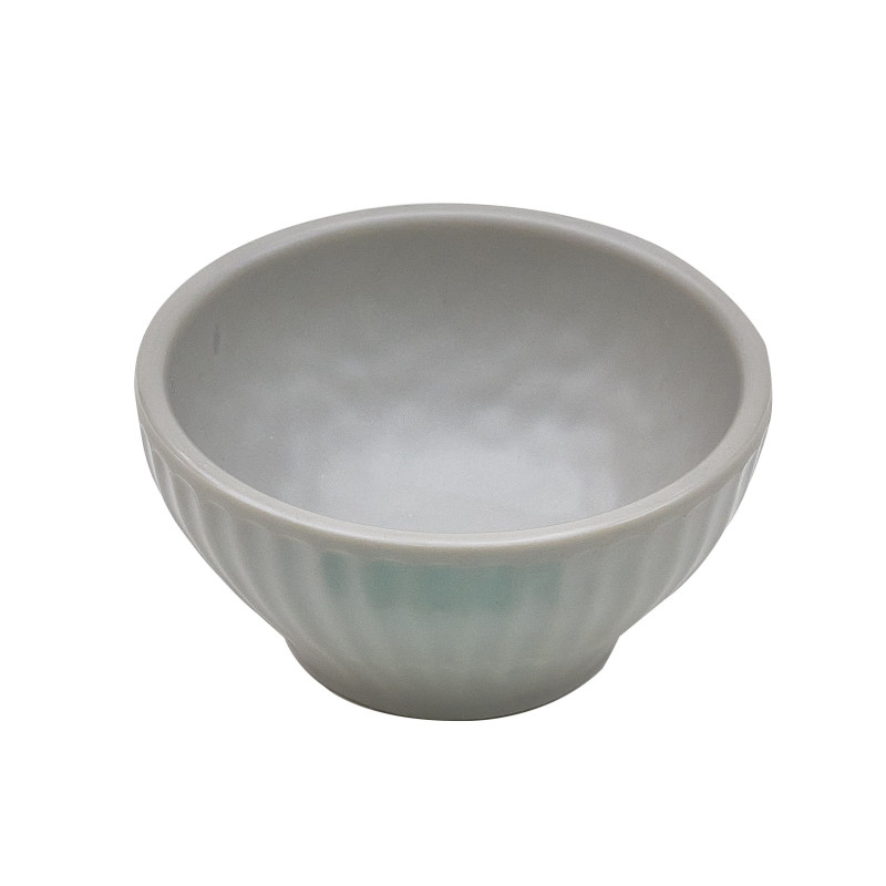 Tigela de melamina reutilizável aqua cinza 8Øx4cm