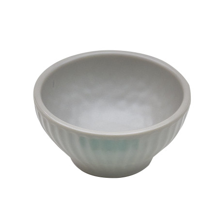 Tigela de melamina reutilizável aqua cinza 8Øx4cm