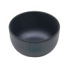 Bol de melamina reutilizable aqua black 11.5Øx6.45cm