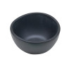 Tigela de melamina reutilizável aqua preta 7.8Øx4cm