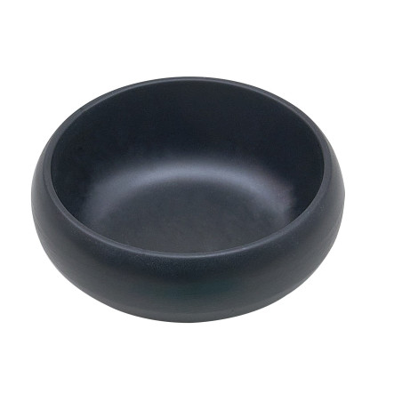 Tigela de melamina reutilizável aqua preta 7.5Øx3cm