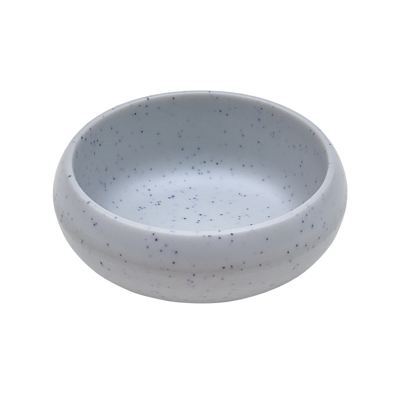 Bol de melamina reutilizable michelin grey 7.5Øx3cm