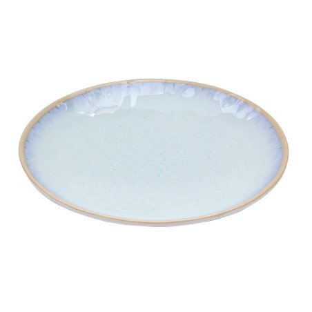 Prato de melamina reutilizável halo brilho 27.9Øx4.8cm