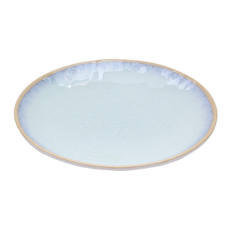 Plato de melamina reutilizable halo brillo 24.2Øx3.5cm